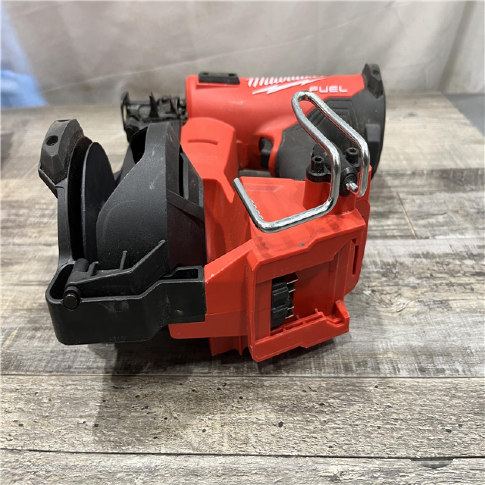 AS-IS Milwaukee FUEL 18-Volt Lithium-Ion Brushless Cordless Coil Roofing Nailer (Tool Only)
