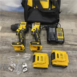 AS-IS DEWALT ATOMIC 20V MAX Lithium-Ion Cordless 2-Tool Combo Kit