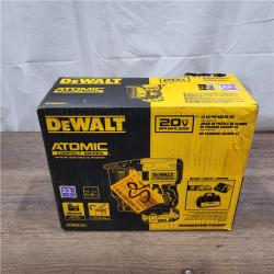 AS-IS DEWALT ATOMIC 20V MAX Lithium Ion Cordless 23 Gauge Pin Nailer Kit with 2.0Ah Battery and Charger