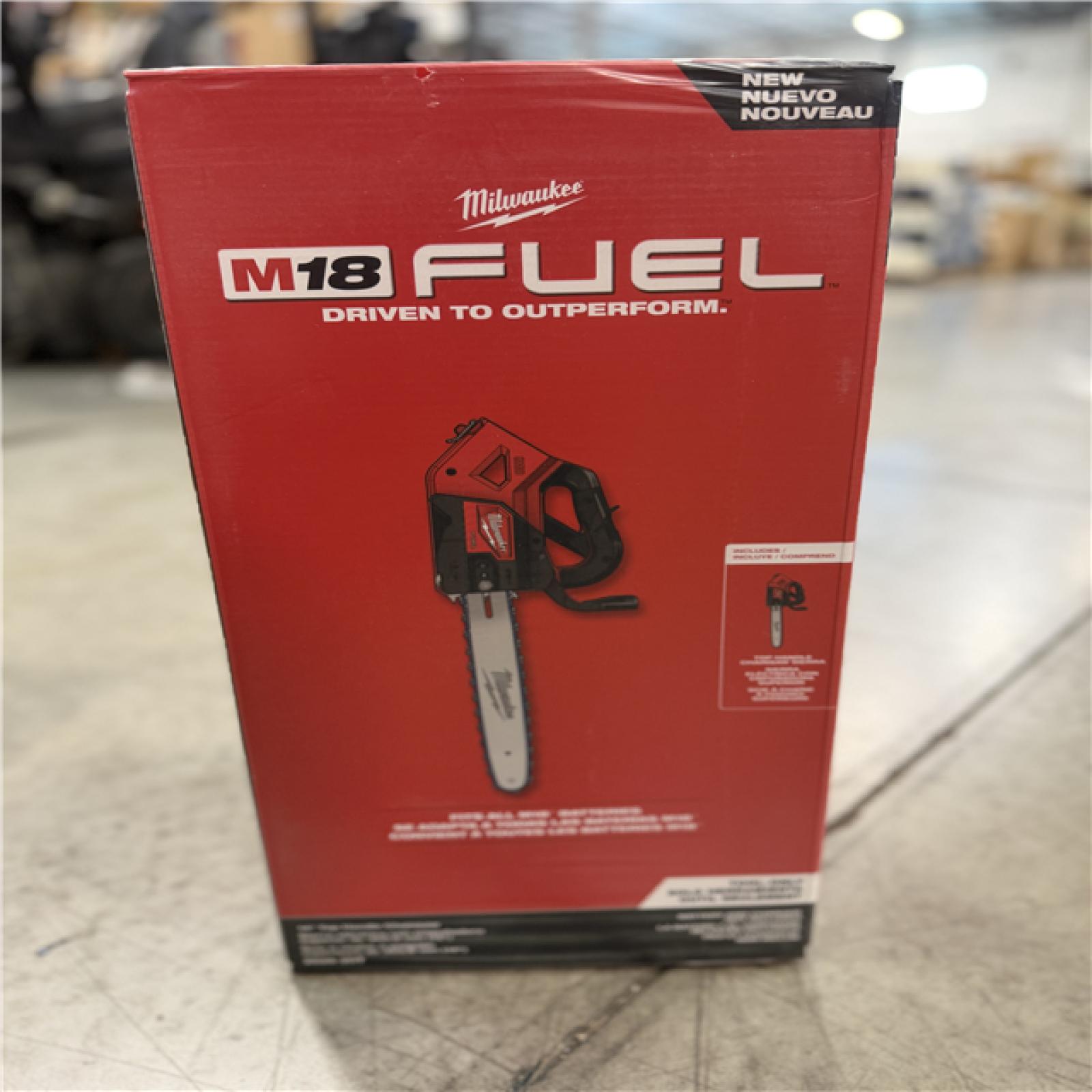 NEW!- Milwaukee M18 FUEL 14 in. 18V Lithium-Ion Brushless Cordless Battery Top Handle Chainsaw (Tool Only)