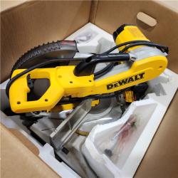 As-Is- DeWalt 15 Amp Corded 12 in. Compound Double Bevel Miter Saw