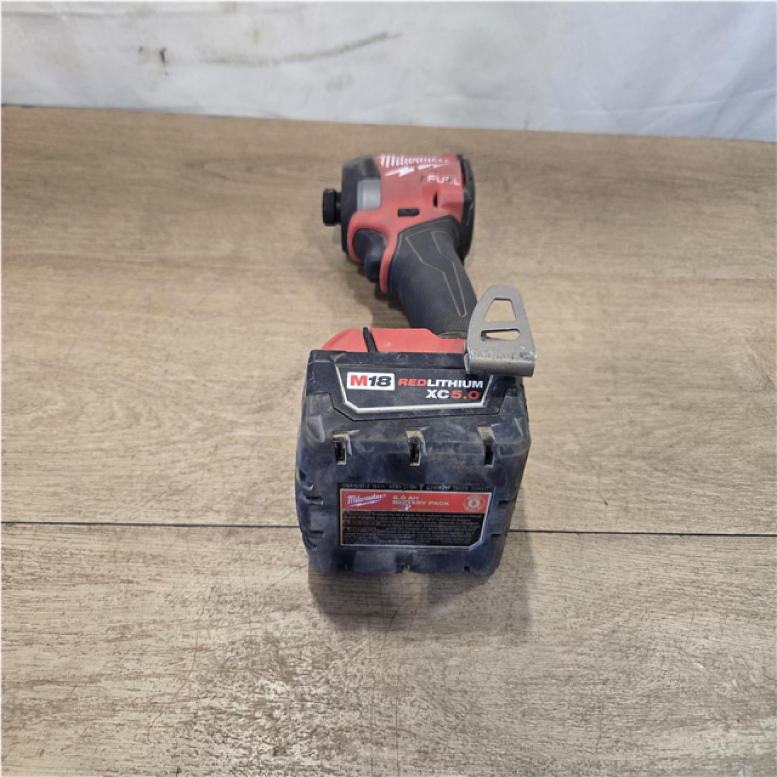 AS-IS Milwaukee FUEL 18V Lithium-Ion Brushless Cordless Hammer Drill and Impact Driver Combo Kit