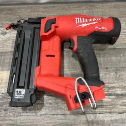 AS-IS Milwaukee FUEL 18-Volt Lithium-Ion Brushless Cordless Gen II 18-Gauge Brad Nailer (Tool-Only)