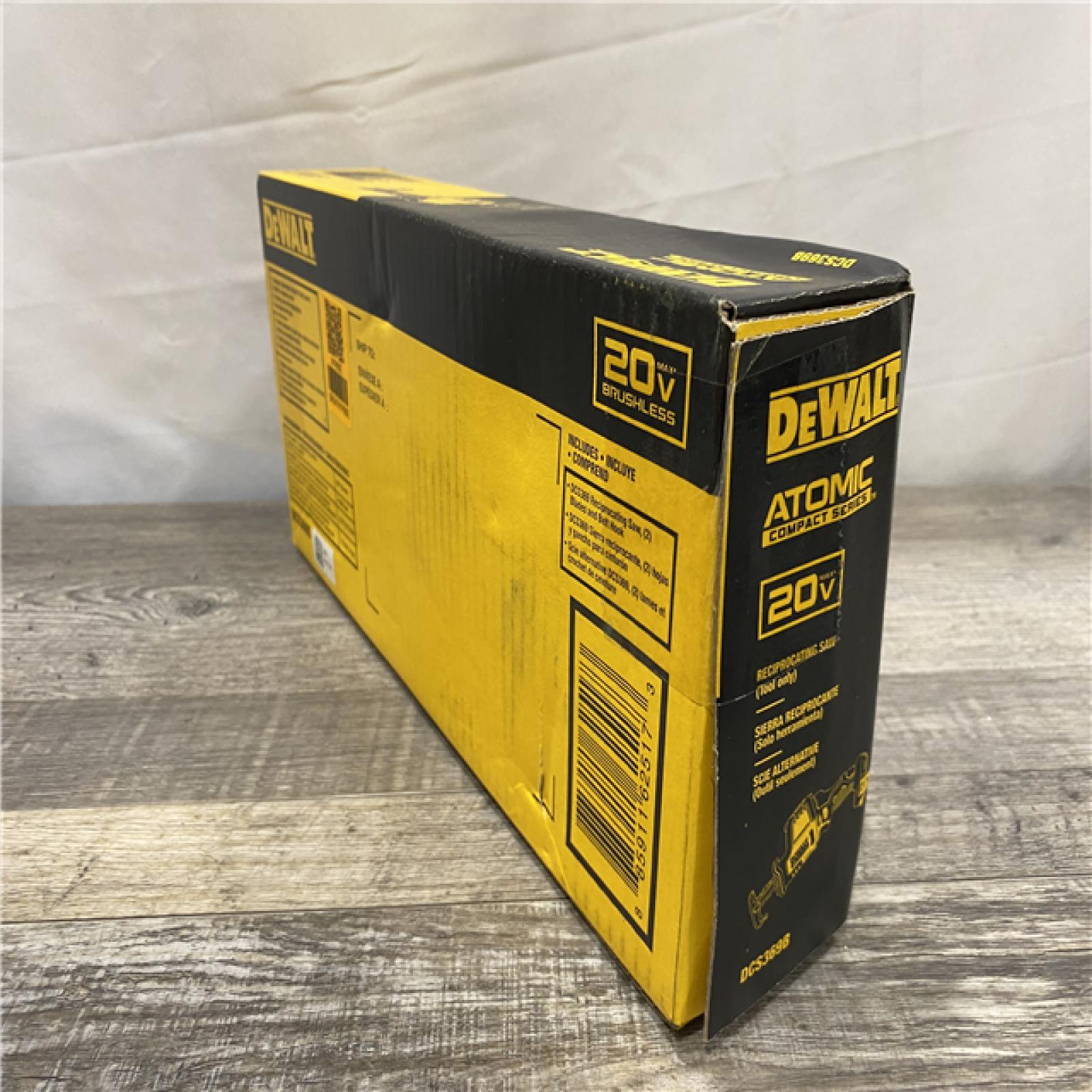 NEW - DEWALT ATOMIC 20V MAX Cordless Brushless Compact Reciprocating Saw (Tool Only)