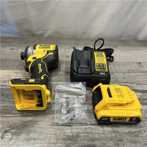 AS-IS DEWALT Atomic 20V Max Lithium-Ion Brushless Cordless Compact 1/4 in. Impact Driver Kit