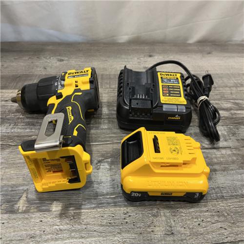 AS-IS DEWALT ATOMIC 20V Cordless 1/2 in. Compact Hammer Drill Kit