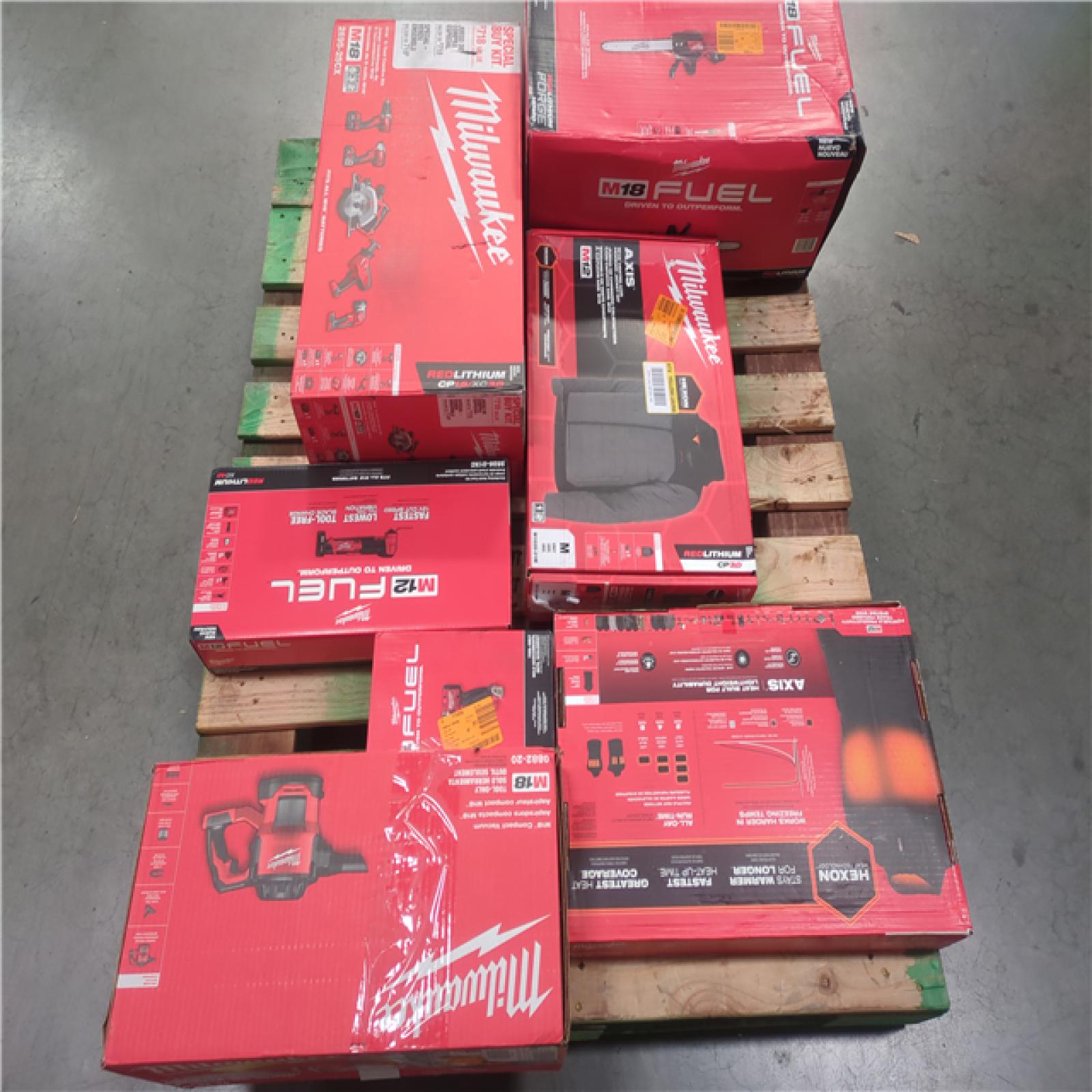 CALIFORNIA AS-IS MILWAUKEE PALLET