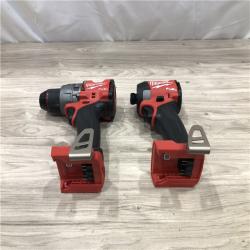 AS-IS Milwaukee FUEL 18V Lithium-Ion Cordless Hammer Drill and Impact Driver Combo Kit