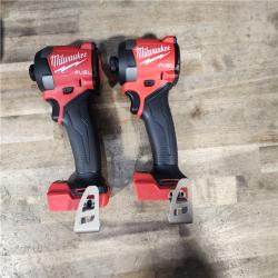 HOUSTON LOCATION - AS-IS MILWAUKEE 2 TOOL COMBO KIT W/ (2) BATTERY & CHARGER