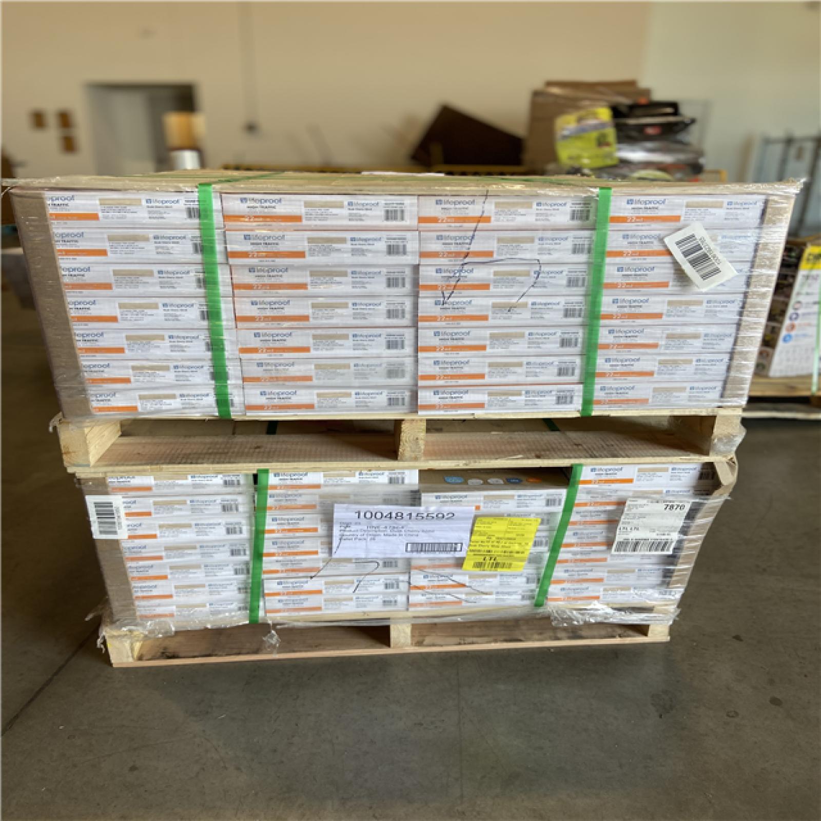 DALLAS LOCATION - Lifeproof Dusk Cherry 22 MIL x 8.7 in. W x 48 in. L Click Lock Waterproof Luxury Vinyl Plank Flooring (20.1 sqft/case) - 55 CASES