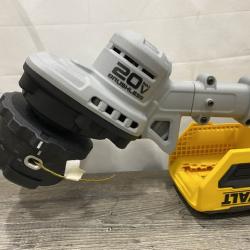AS-IS DEWALT 20V MAX 14 in. Brushless Cordless Battery Powered Foldable String Trimmer Kit
