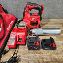 HOUSTON LOCATION - AS-IS MILWAUKEE 2 TOOL COMBO KIT W/ (2) BATTERY & CHARGER