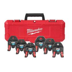 AS-IS Milwaukee M18 Press 1/4 in. - 7/8 in. Copper Press Tool Jaw Set for Streamline ACR Press Fittings (6-Jaws Included)