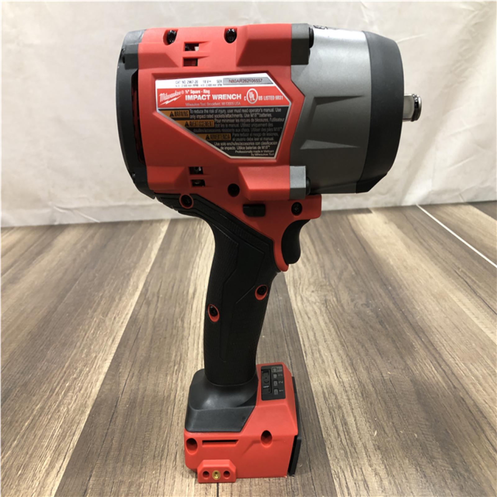 AS-IS Milwaukee FUEL 18V Lithium-Ion Brushless Cordless 1/2 in. Impact Wrench with Friction Ring (Tool-Only)