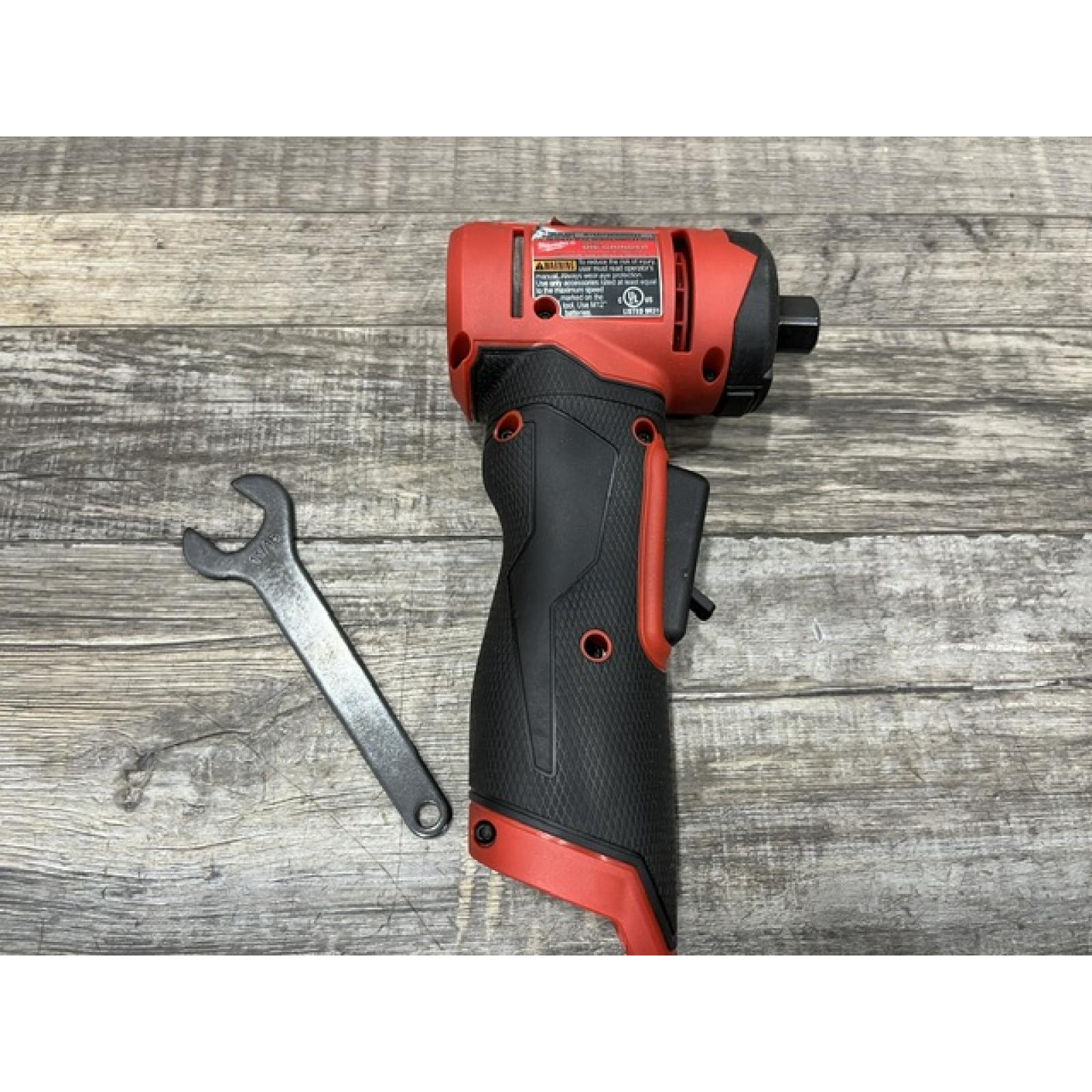 AS-IS Milwaukee FUEL 12V Lithium-Ion Brushless Cordless 1/4 in. Right Angle Die Grinder (Tool-Only)