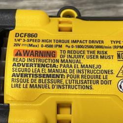 AS-IS DEWALT 20V MAX XR Cordless Impact Driver (Tool Only)