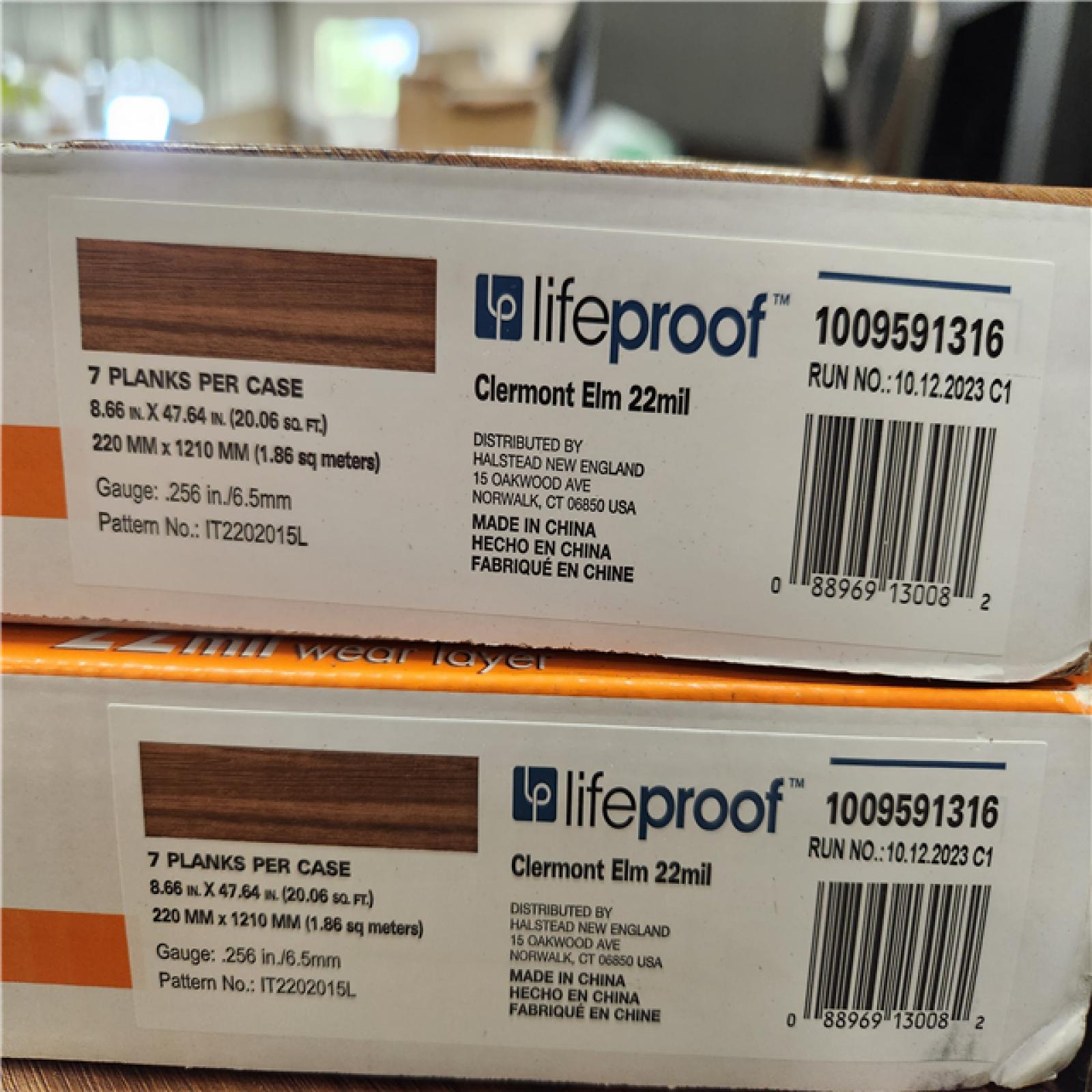 Phoenix Location Lifeproof Clermont Elm 22 mil x 8.7 in. W x 48 in. L Click Lock Waterproof Luxury Vinyl Plank Flooring (240 sq. ft. 12 case)