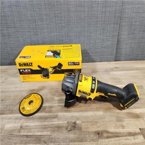 HOUSTON LOCATION - AS-IS DEWALT 60V MAX Cordless Brushless 4.5 in. to 6 in. Small Angle Grinder with Kickback Brake (Tool Only)