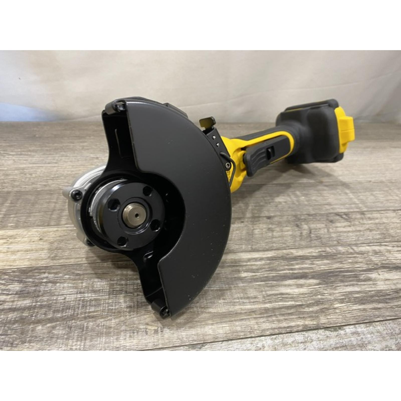 AS-IS DEWALT 20V MAX Cordless Brushless 4-1/2 in. Angle Grinder with Paddle Switch (Tool Only)