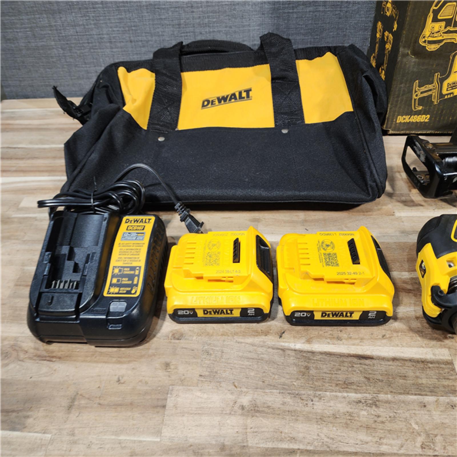 HOUSTON LOCATION - AS-IS DEWALT ATOMIC 20-Volt Lithium-Ion Cordless Brushless (4-Tool) Combo Kit