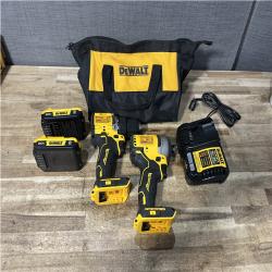 Houston Location AS-IS DEWALT ATOMIC 20-Volt MAX Lithium-Ion Cordless Combo (2-Tool) Kit