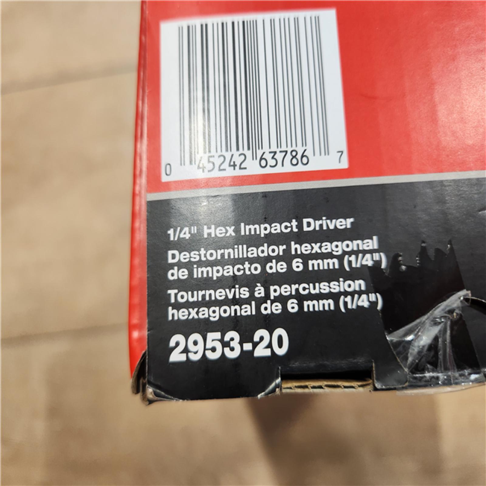 NEW- Milwaukee FUEL 18V Lithium-Ion Brushless Cordless 1/4 in. Hex Impact Driver (Tool-Only)