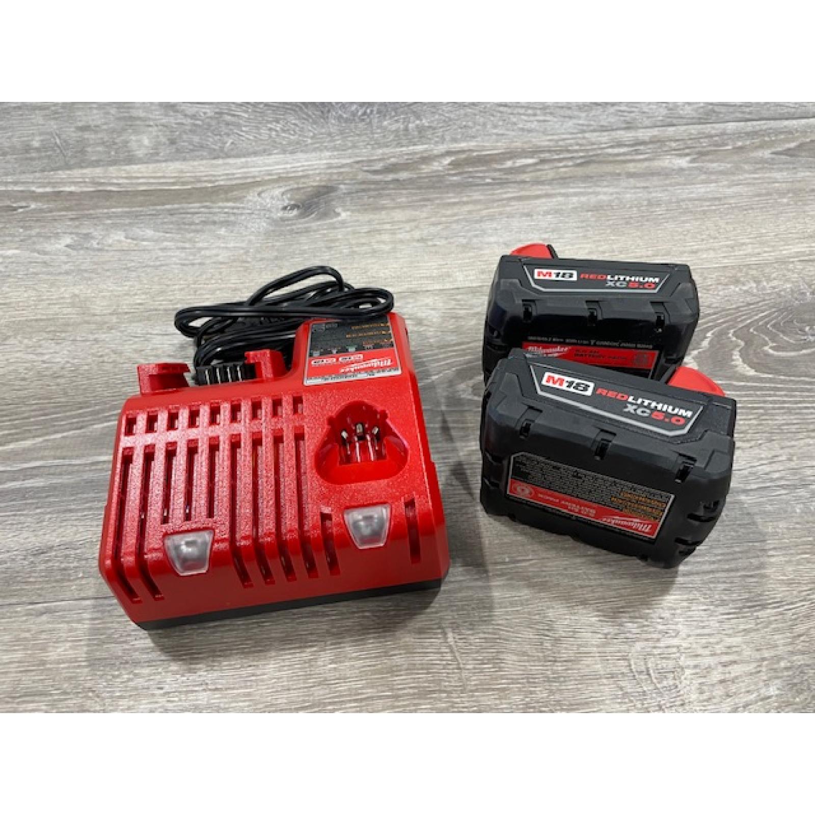AS-IS Milwaukee M18 18-Volt Lithium-Ion XC Starter Kit