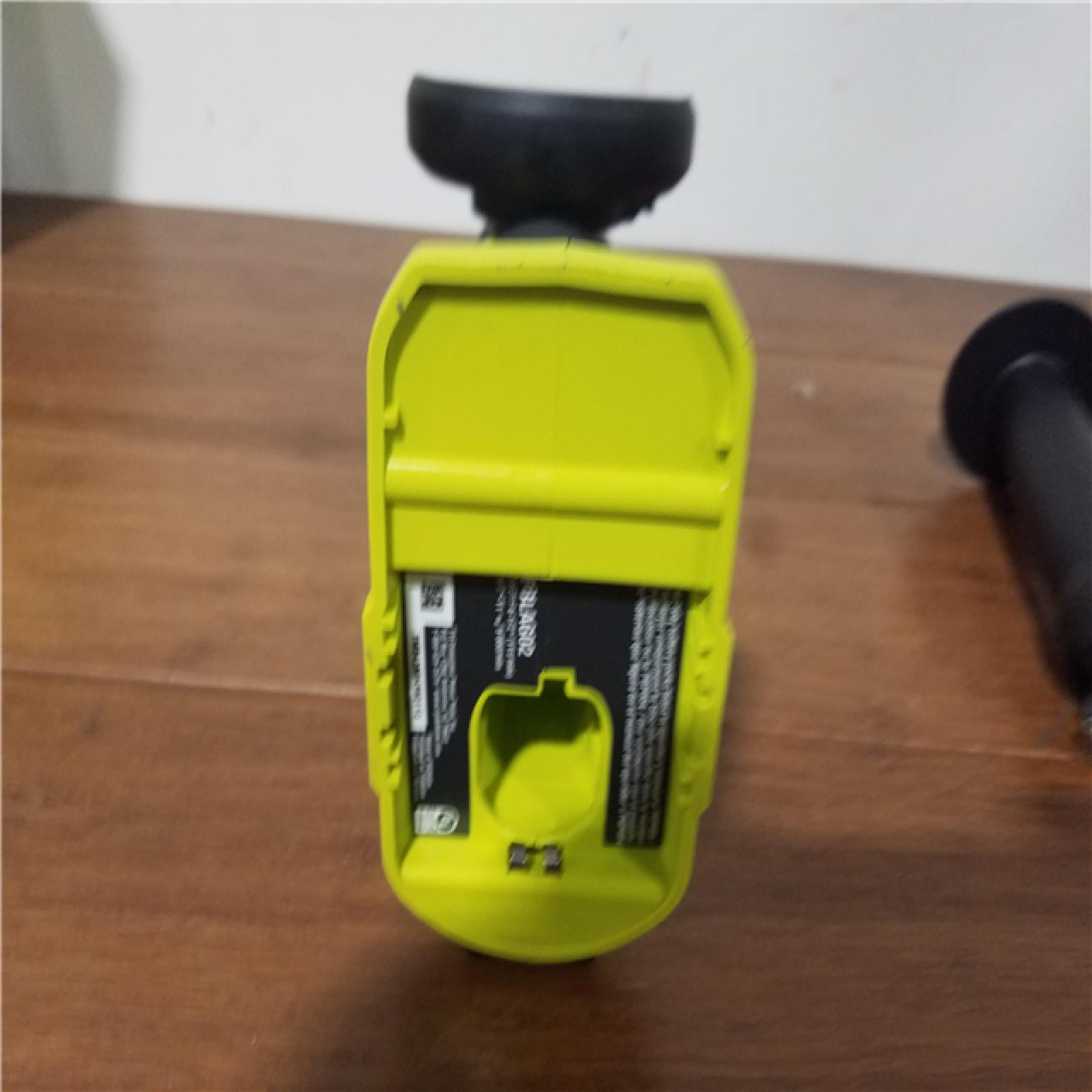 CALIFORNIA AS-IS RYOBI ONE+HP 18V BRUSHLESS 4-1/2 ANGLE GRINDER/CUT-OFF (TOOL ONLY)