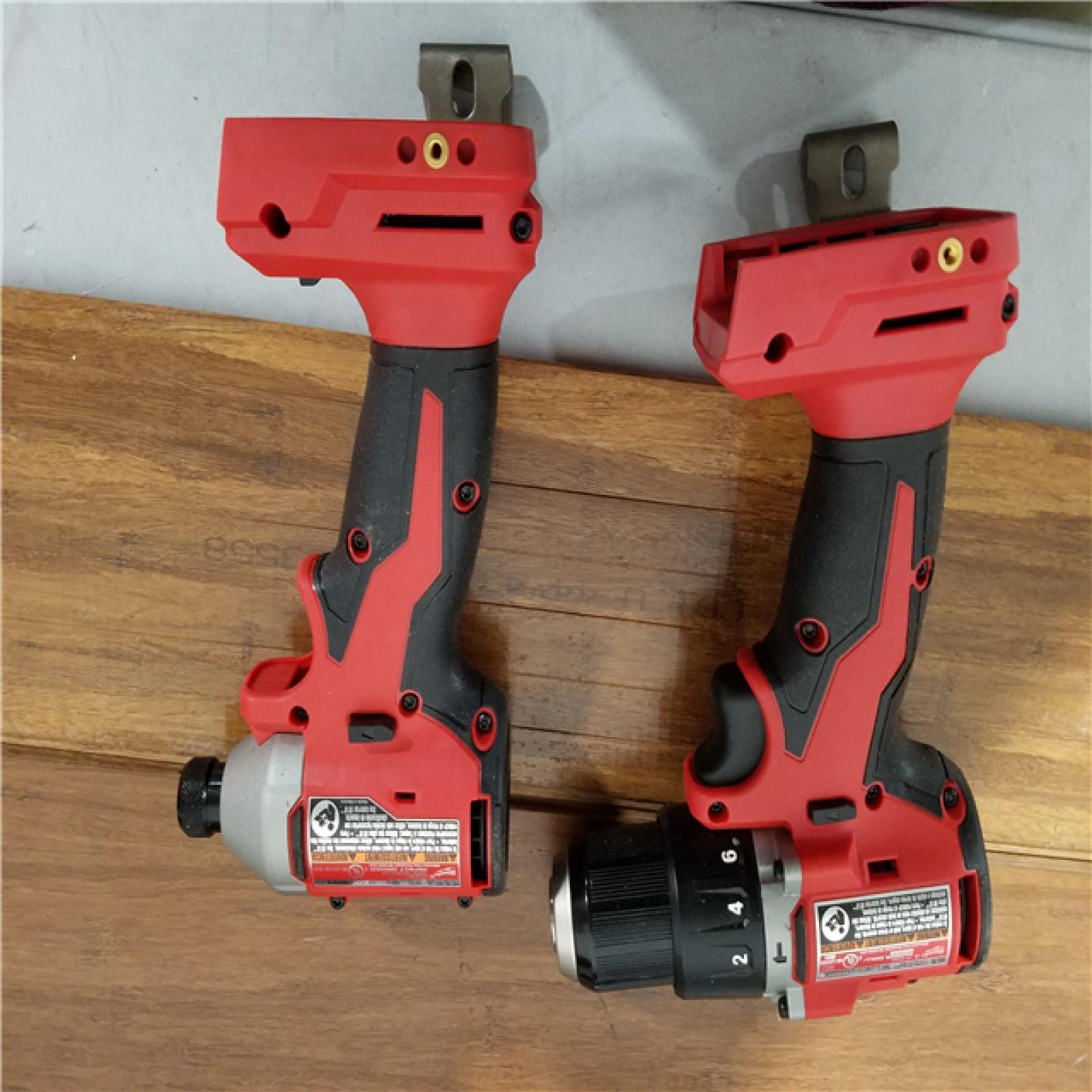 California AS-IS Milwaukee M18 4-Tool Combo Kit  Includes (2) Batteries  Charger & Bag