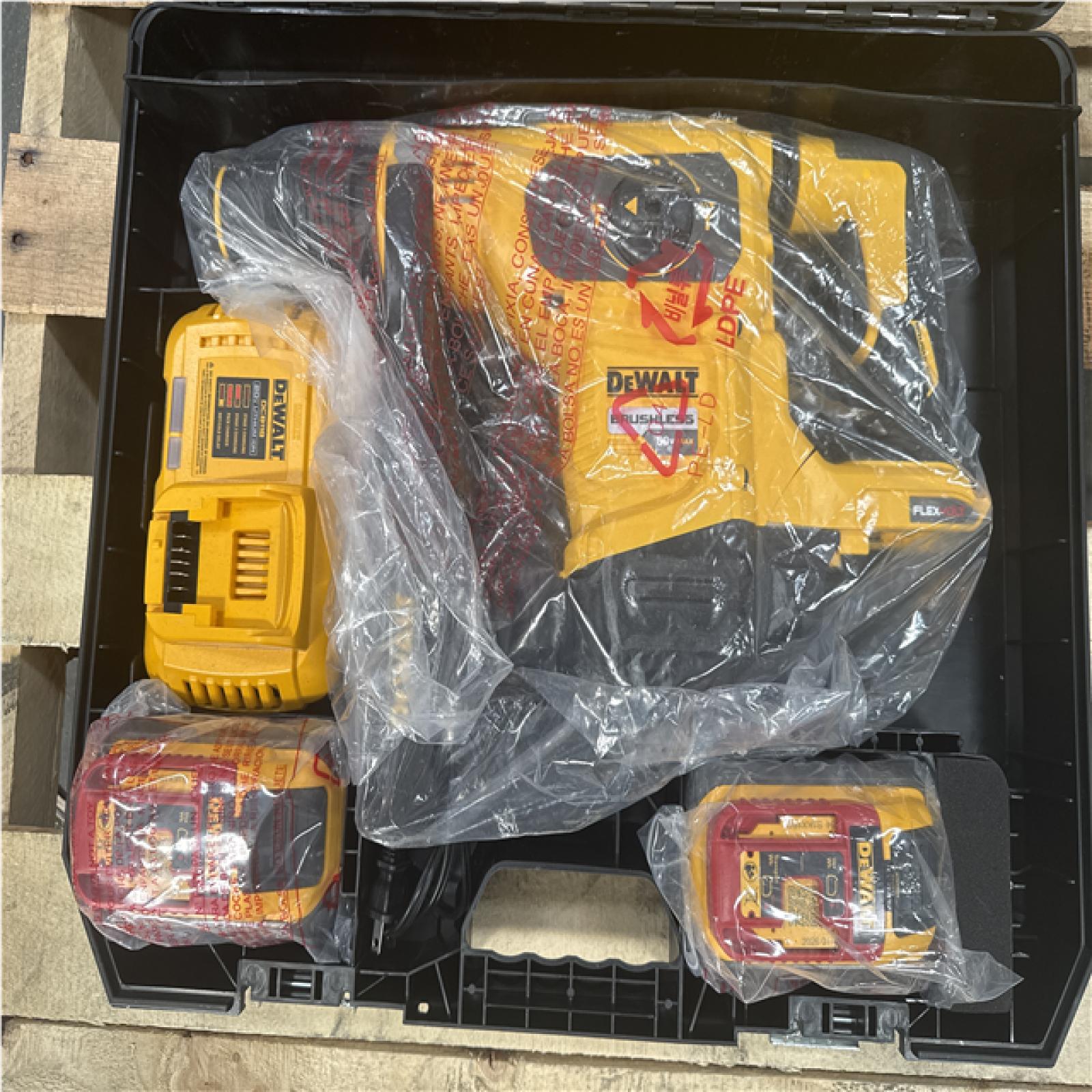 CALIFORNIA AS IS DEWALT DCH481X2 SDS MAX COMBINATION HAMMER KIT