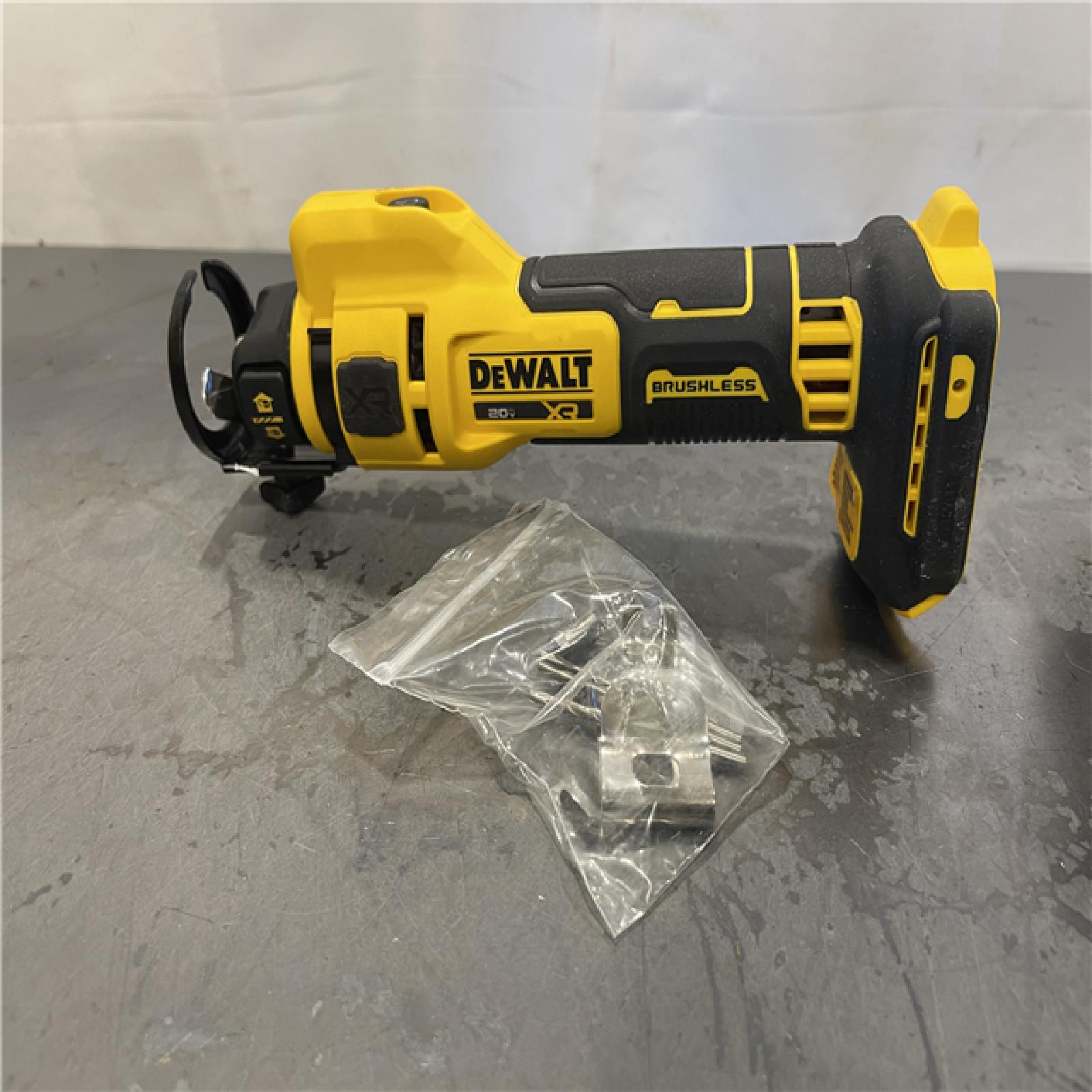 AS-IS - DEWALT XR 20V Lithium-Ion Cordless Rotary Drywall Cut-Out Tool
