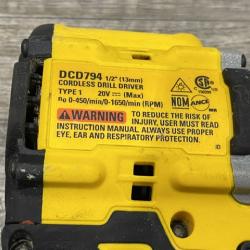 AS-IS DEWALT Atomic 20V Lithium-Ion Cordless Compact 1/2 in. Drill/Driver Kit
