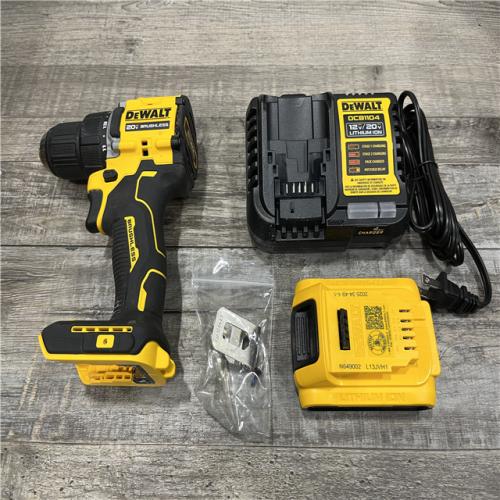 AS-IS DEWALT Atomic 20V Lithium-Ion Cordless Compact 1/2 in. Drill/Driver Kit