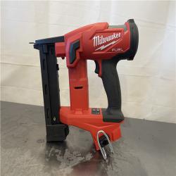 AS-IS- MILWAUKEE FUEL 18V Cordless 18-Gauge 1/4 in. Narrow Crown Stapler (Tool-Only)
