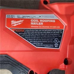 HOUSTON LOCATION - AS-IS Milwaukee M18 FUEL Coil Roofing Nailer (TOOL ONLY)