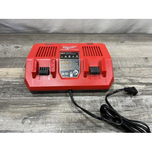 AS-IS Milwaukee 18-Volt Lithium-Ion Dual Bay Rapid Battery Charger