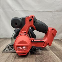 AS-IS- Milwaukee M18 FUEL 18V Brushless Lithium-Ion 5-3/8 Cordless Metal Saw (TOOL ONLY)