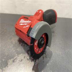 AS-IS - Milwaukee M12 FUEL 12V Lithium-Ion Brushless Cordless 3 in. Cut Off Saw