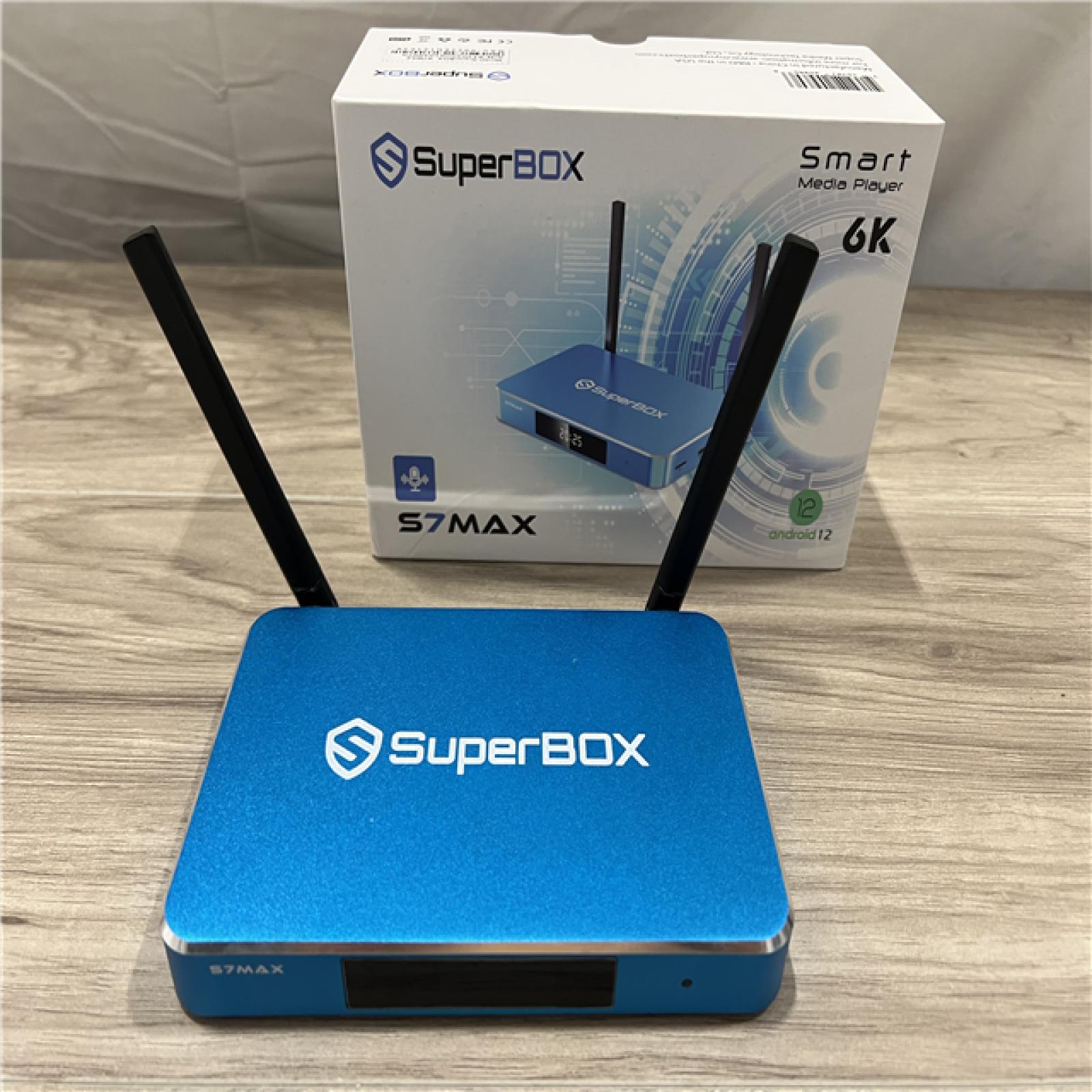 AS-IS SUPERBOX S7 MAX Streaming Media Player