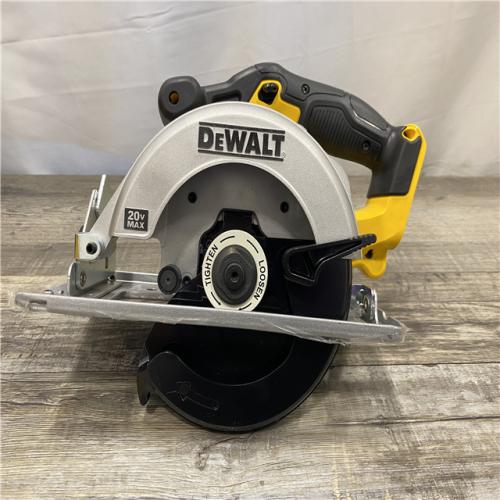 AS-IS DEWALT 20-Volt MAX Lithium-Ion Cordless 6-1/2 in. Circular Saw (Tool-Only)