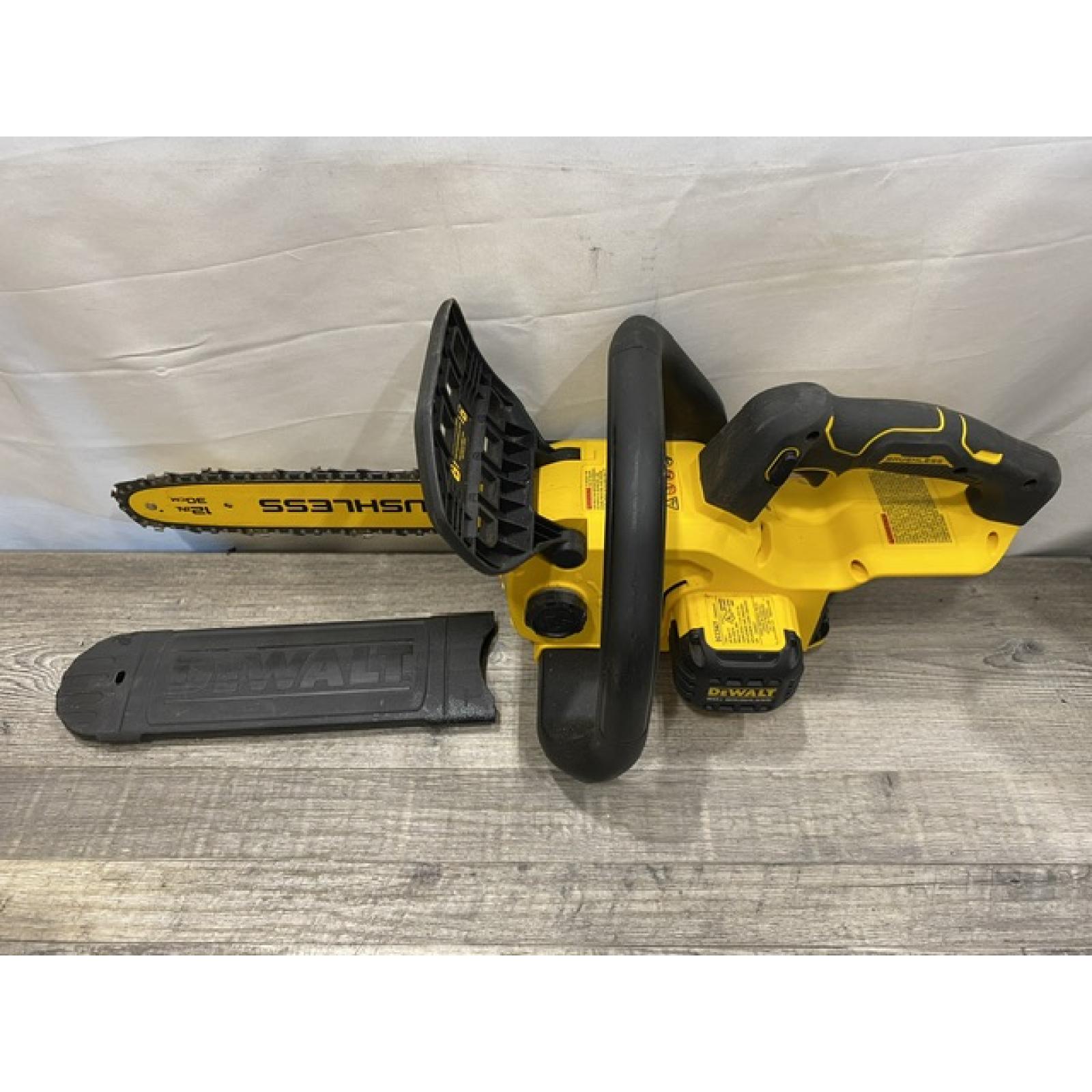 AS-IS DEWALT 20V MAX 12 in. Cordless Battery Powered Chainsaw (Tool Only)