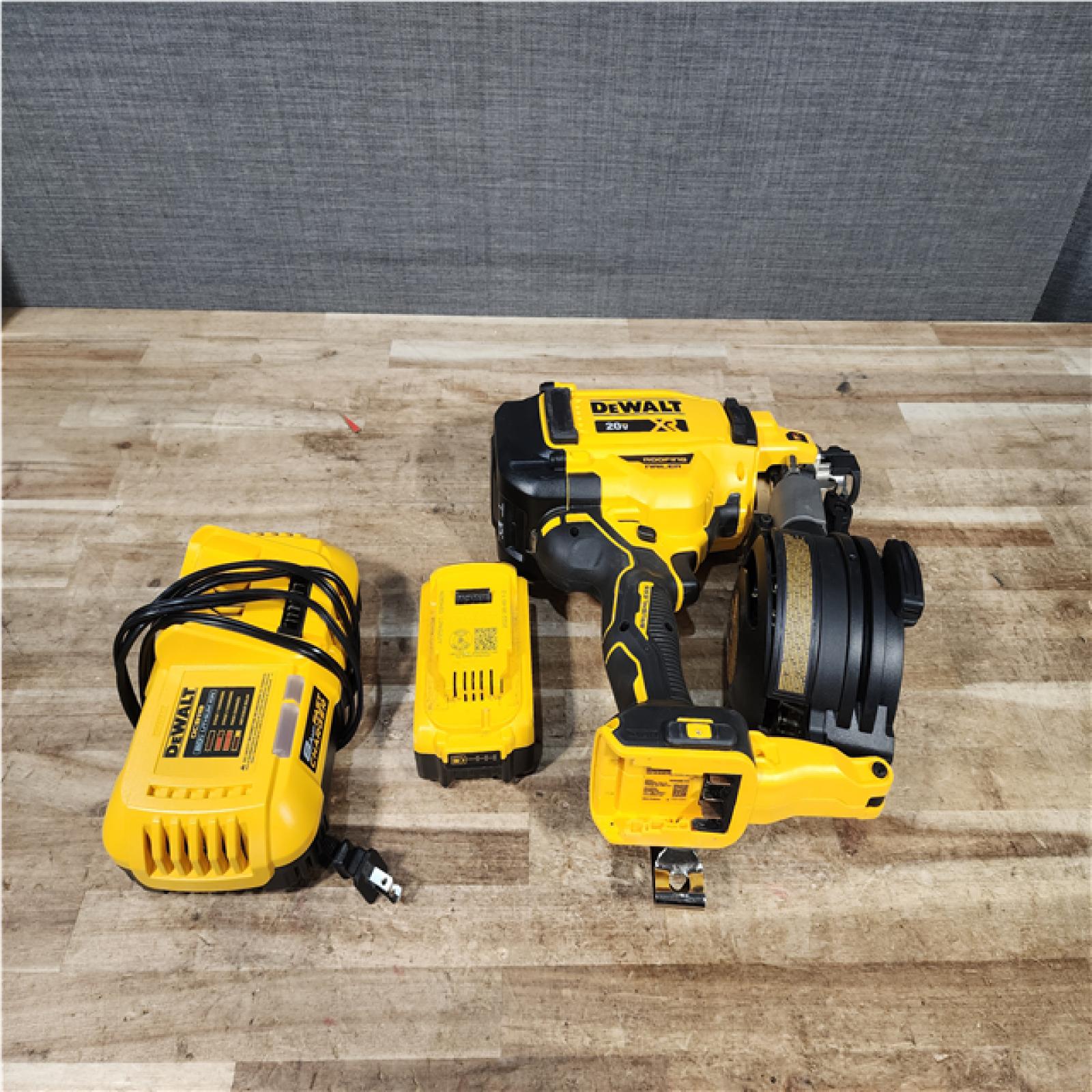 Houston Location AS-IS DeWalt Nail gun and Battery with Charger