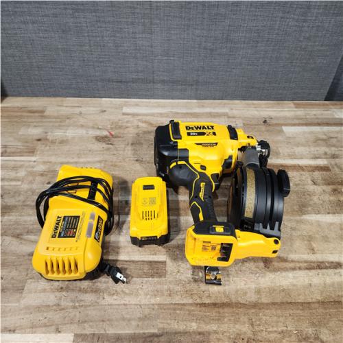 Houston Location AS-IS DeWalt Nail gun and Battery with Charger