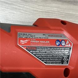 AS-IS Milwaukee FUEL 18-Volt Lithium-Ion Brushless Cordless Gen II 15-Gauge Angled Finish Nailer (Tool-Only)