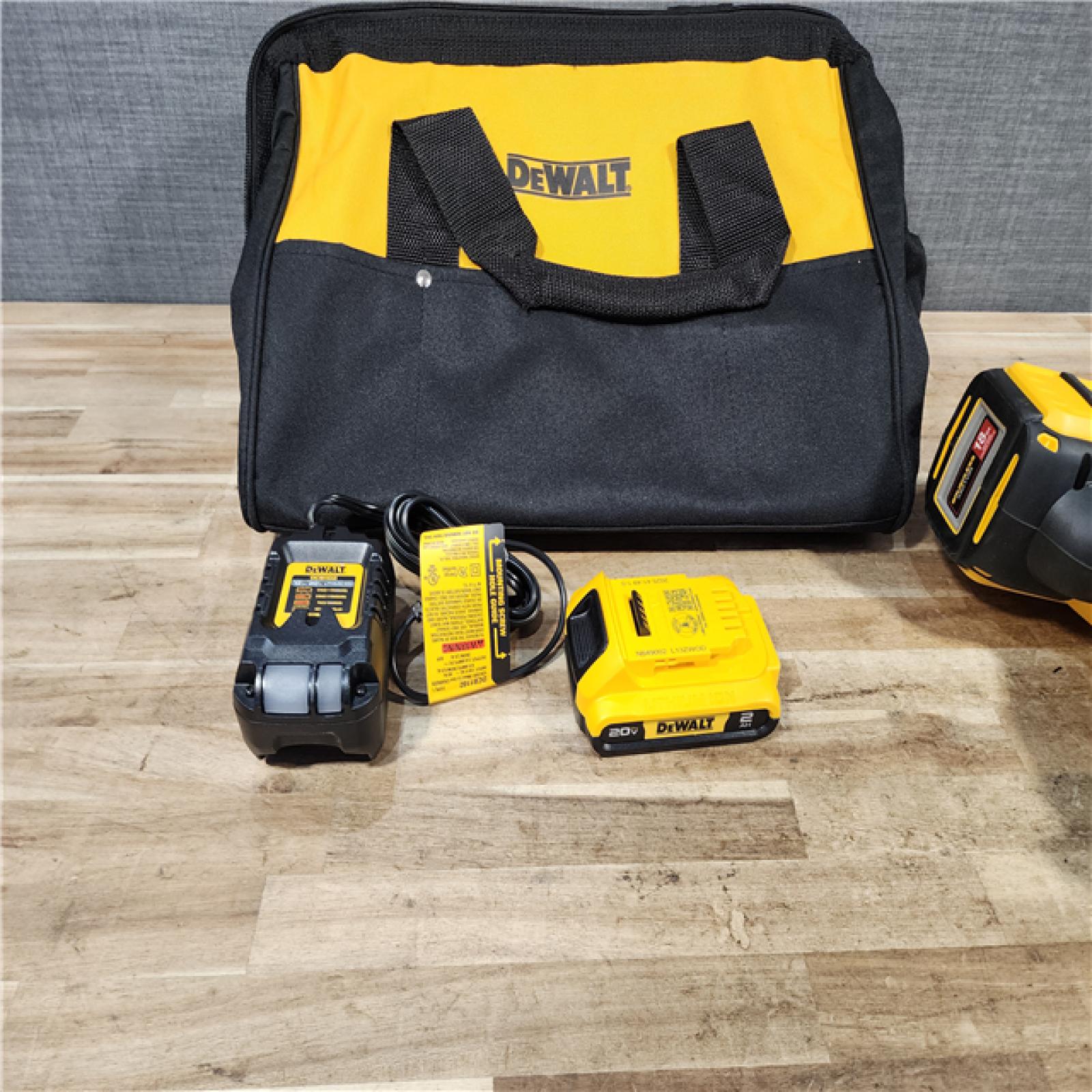 HOUSTON LOCATION - AS - IS DEWALT 20V MAX XR Lithium-Ion Cordless 18-Gauge Narrow Crown Stapler Kit