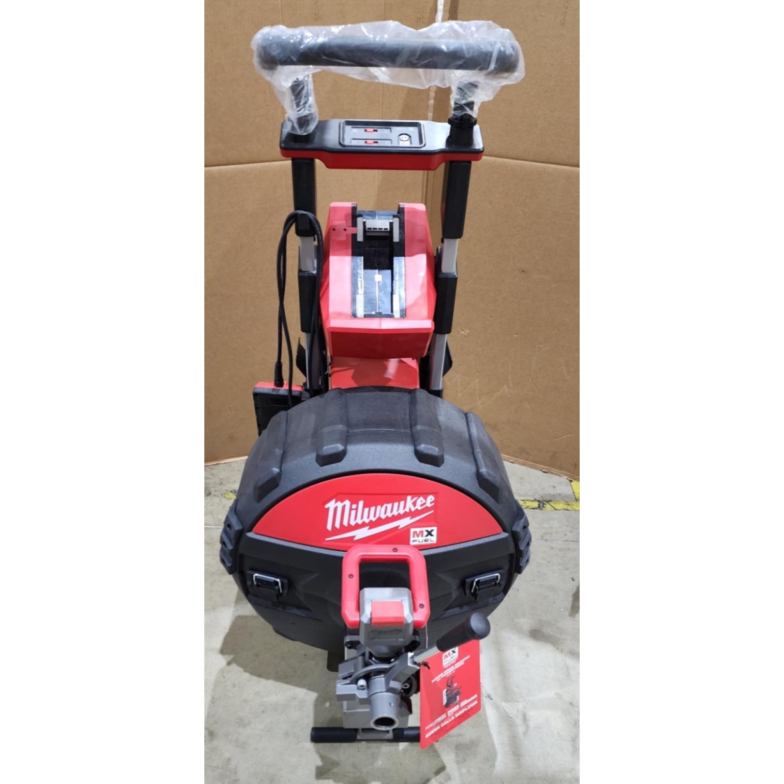 HOUSTON LOCATION - AS-IS MX FUEL Lithium-Ion Cordless POWERTREDZ Sewer Drum Machine (TOOL ONLY)