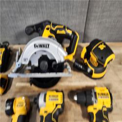 HOUSTON LOCATION - AS-IS DEWALT 20-Volt MAX Lithium-Ion Cordless 5-Tool Combo Kit with 2.0 Ah Battery, 9.0 Ah Battery and Charger