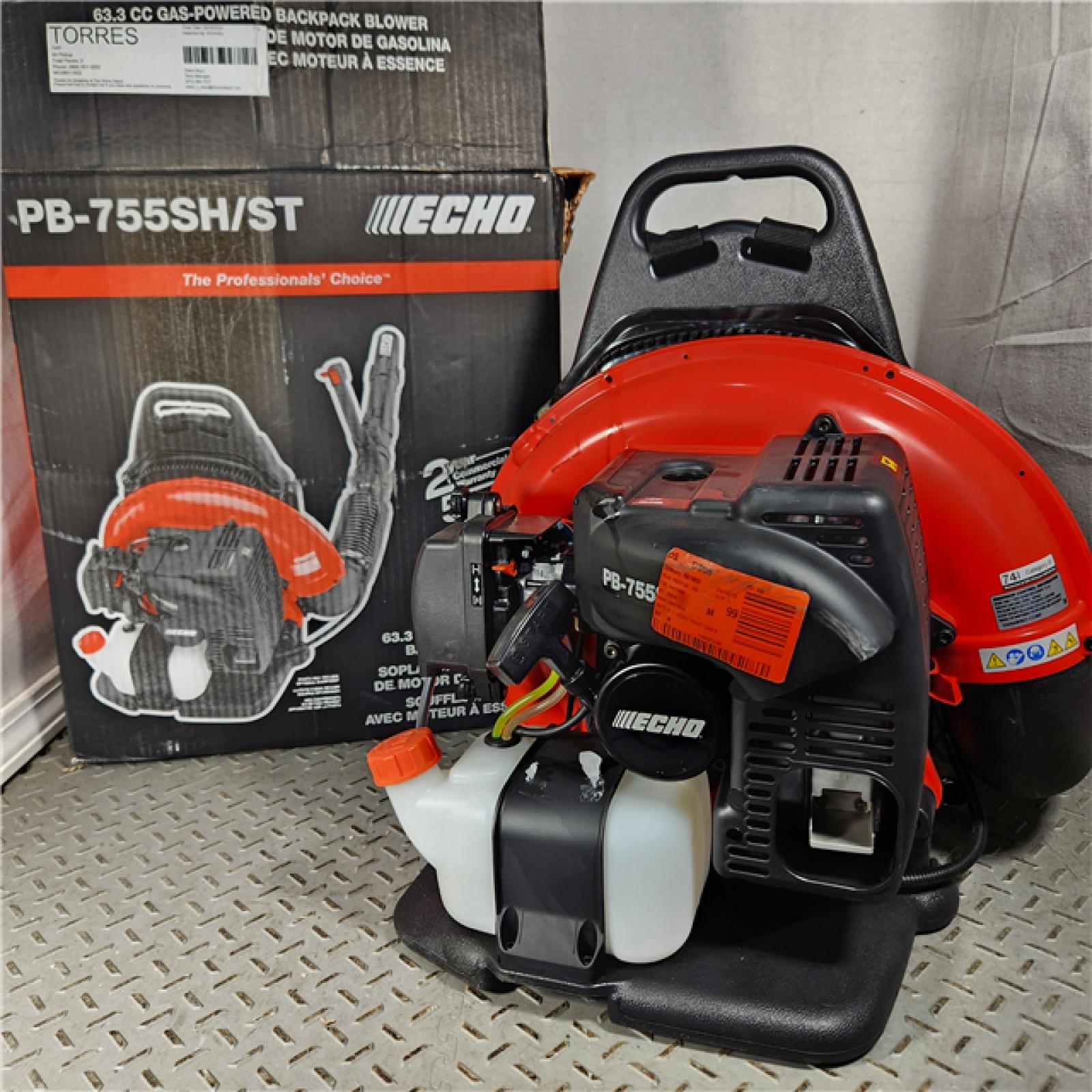 Houston Location - As-Is ECHO 233 MPH 651 CFM 63.3cc Gas 2-Stroke Backpack Leaf Blower with Tube Throttle - Appears IN USED Conditiom