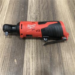 AS-IS Milwaukee M12 12V Lithium-Ion Cordless 3/8 in. Ratchet (Tool-Only)