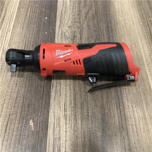 AS-IS Milwaukee M12 12V Lithium-Ion Cordless 3/8 in. Ratchet (Tool-Only)